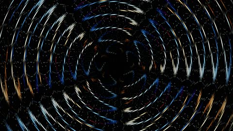 Ethereal Neon Silk Vortex Background