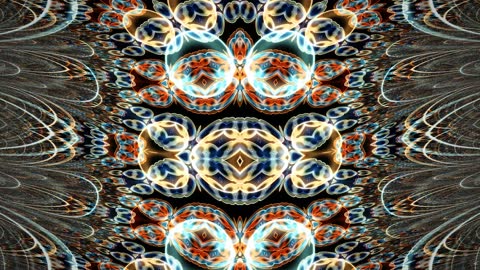 Evolutionary Neon Fractal Helix Pulse