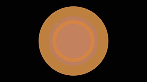 Expanding Glowing Circle Waves horizontal
