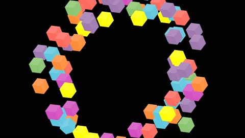 Exploding Rainbow Cubes in Continuous