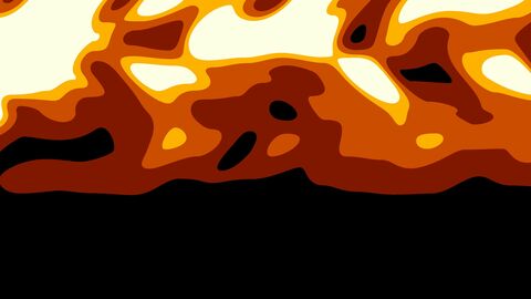 Fast Cartoon Fire Texture Horizontal