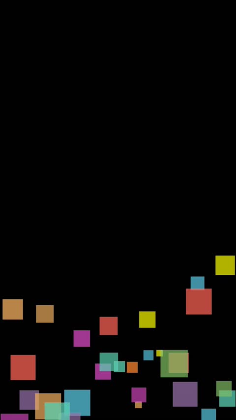 Floating Gradient Squares vertical 4k