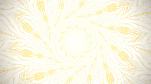 Fluid Golden Ink Flow on