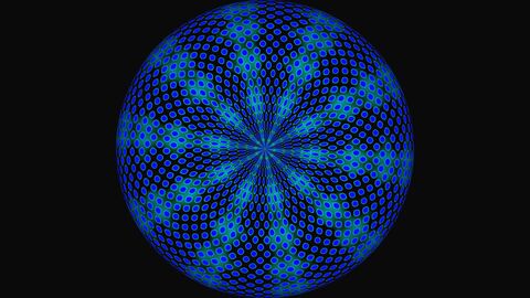 Full Screen Pulsating Abstract Data
