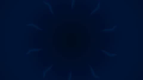Futuristic Blue Neural Fractal Background