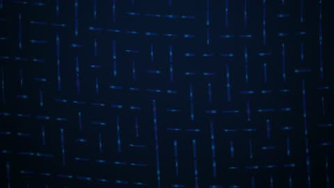 Futuristic Circuit Lines Flow Horizontal