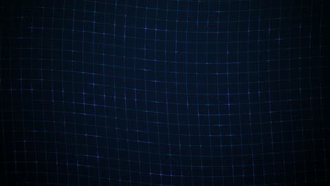 Futuristic Data Stream Grid Horizontal