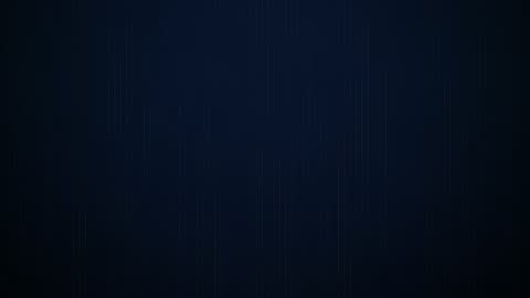Futuristic Data Stream Rain Horizontal