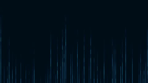 Futuristic Digital Data Flow in