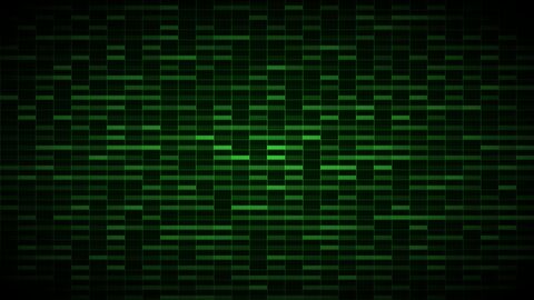 Futuristic Digital Matrix Grid Flow