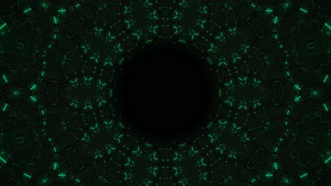Futuristic Emerald Matrix Core Horizontal