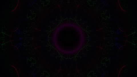 Futuristic Holographic Glitch Prism Horizontal