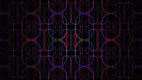 Futuristic Neon Magenta Capsule Fractal