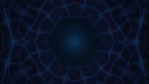 Futuristic Neural Grid Fractal Horizontal