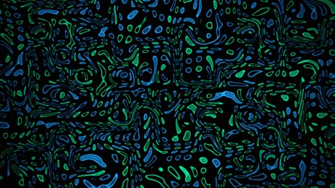 Futuristic Organic Binary Nodes Background