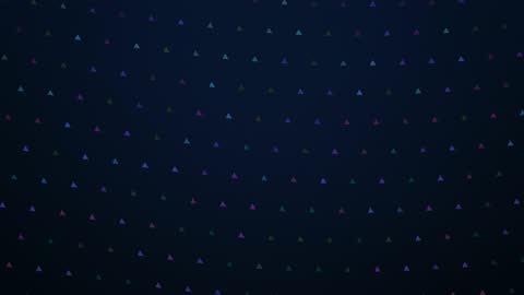 Futuristic Triangle Mesh Flow Horizontal