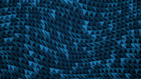 Futuristic Triangular Grid Flow Horizontal