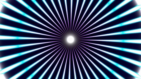 Futuristic Warp Drive Hyperspace Tunnel