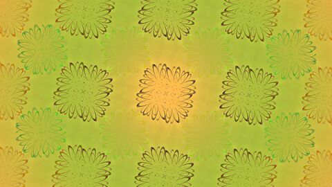 Geometric Sun Fractal Horizontal 30fps