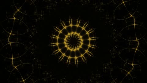 Gilded Chronos Clockwork Mandala Fractal