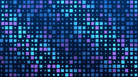Glitch Blue Square Energy Background