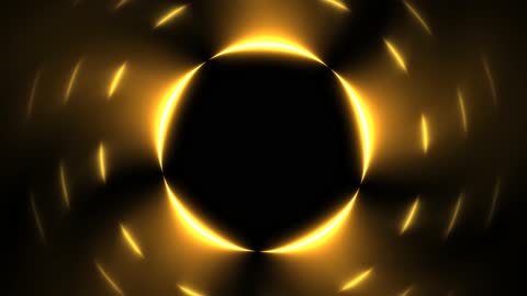 Golden Aura Singularity Fractal Background