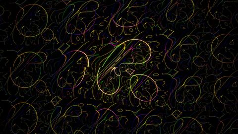 Golden Cosmic Spiral Fractal Abstract