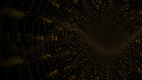 Golden Data Network Flow Background