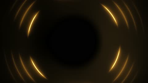 Golden Nebula Void Fractal Background