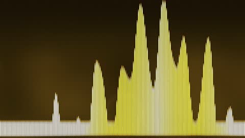 Golden Pulse Equalizer Horizontal 30fps