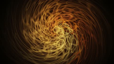 Golden Silk Luminous Energy Waves