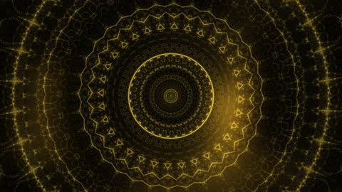 Golden Singularity Vortex Mandala Fractal