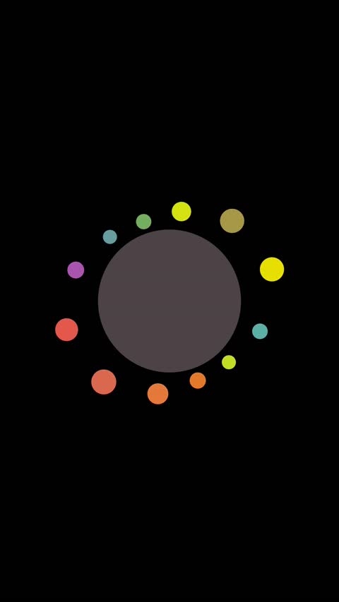 Harmonic Radiant Core and Orbiting