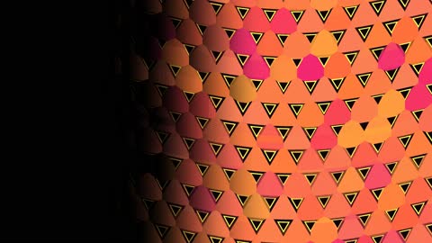 Hexagonal Cyber Geometry Copy Space