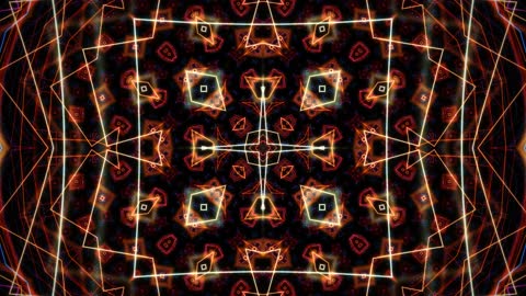 High Speed Neon Blue Fractal