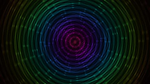 Hyper Optical Neon Rainbow Flow