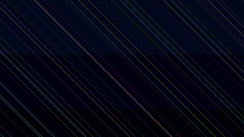 Hyper Speed Neon Rays Horizontal