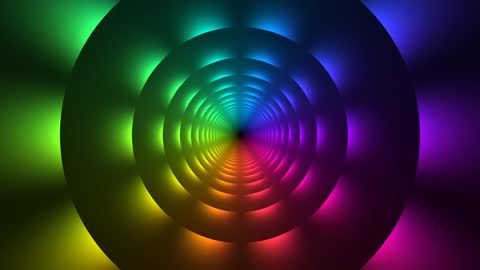 Hyper Speed Rainbow Glow Light
