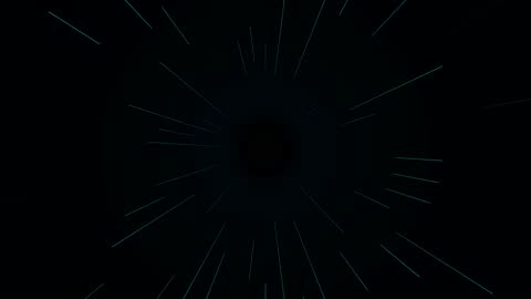 Hyperspace Digital Starfield Warp Horizontal
