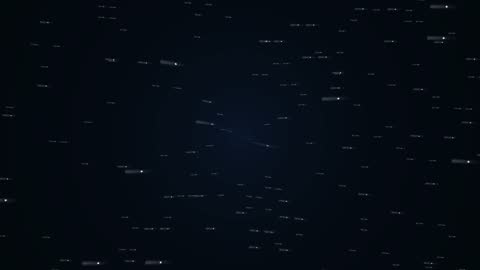 Hyperspeed Star Travel Through Deep