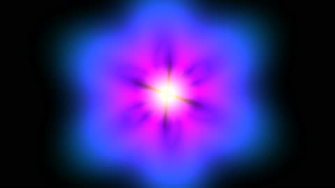Hypnotic Mandala Pulse Background Horizontal