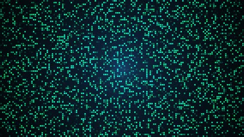 Infinite Binary Data Wall Futuristic