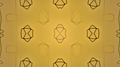 Infinite Golden Mosque Archway Horizontal