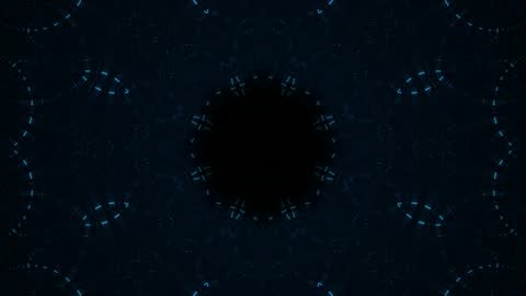 Infinite Mirror Cobalt Tech Fractal