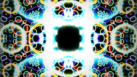 Infinite Neon Fractal Tunnel Pulse