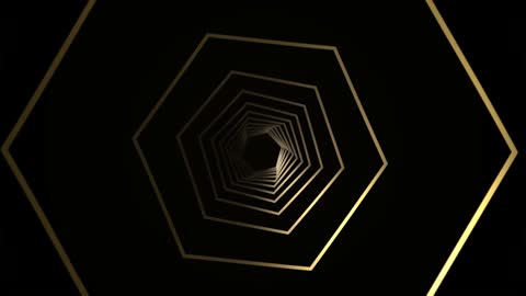 Infinite Pure Golden Hexagon Horizontal