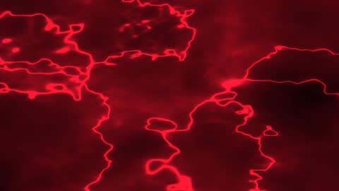 Intense Blood Red Plasma Storm