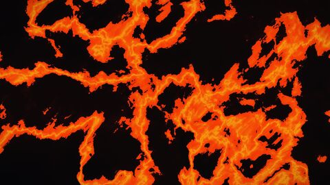 Intense Molten Magma Veins with
