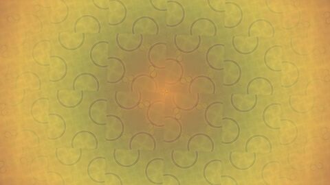 Intricate Golden Filigree Fractal Horizontal