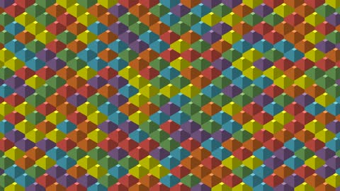 Isometric Bouncing Cubes with Explosive